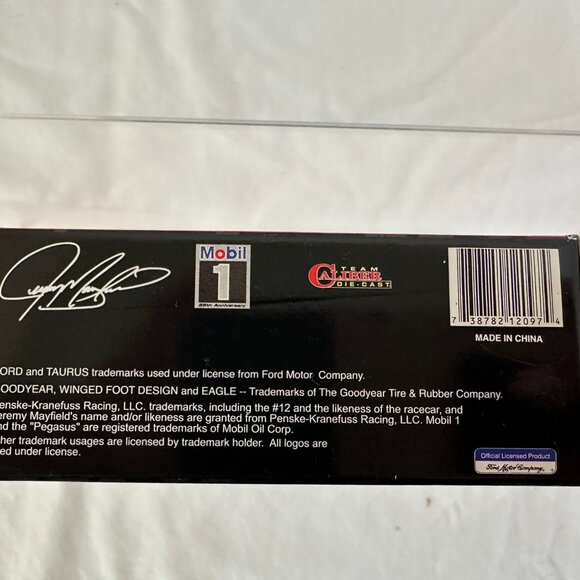 New NASCAR Mobil 1  25th Anniversary #12 Jeremy Mayfield 1/64 Scale Die Cast - 3 - Picture 4 of 10